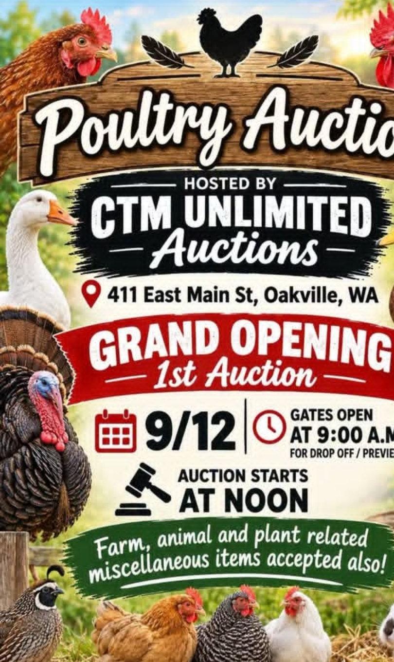 CTM Unlimited Auctions Poultry Auction