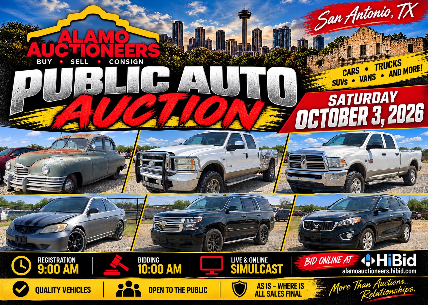 Alamo Auctioneers Vehicles