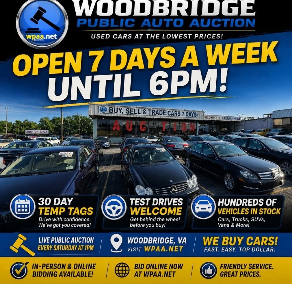 Woodbridge Public Auto Auction