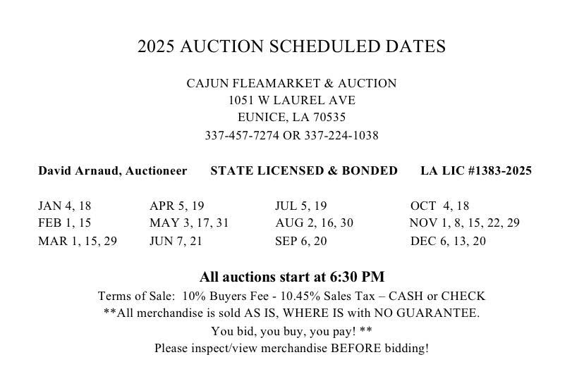 Cajun Fleamarket & Auction