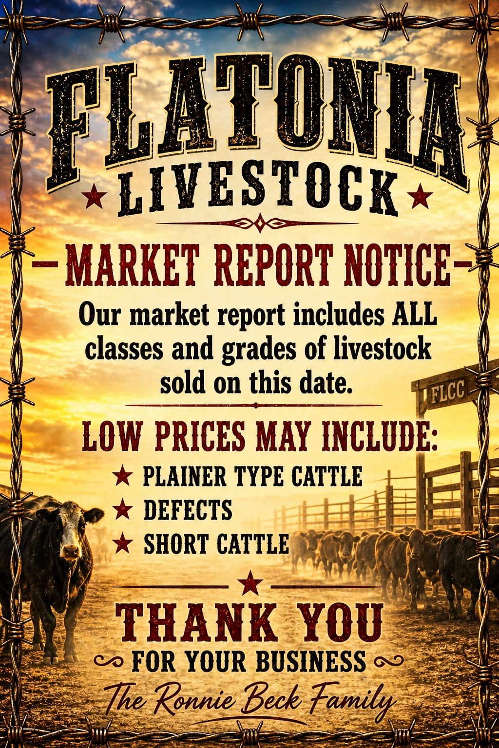 Flatonia Livestock Commission Livestock